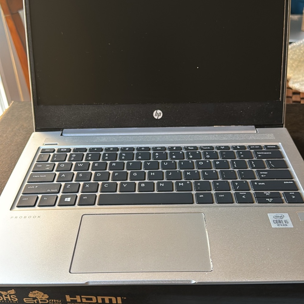 HP ProBook Silver with Black Keyboard